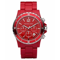 Michael Kors MK5335 Red Dial Women’s Chronogra..