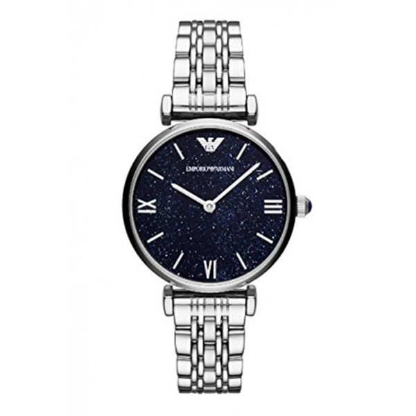 Emporio Armani AR11091 Stainless Steel Blue Dial Ladies Watch