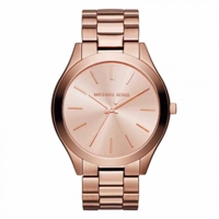 Michael Kors MK3205 Runway Rose Gold Tone Ladi..
