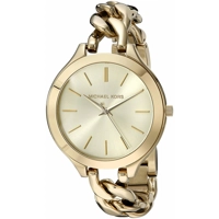 Michael Kors MK3222 Slim Runway Champagne Dial..