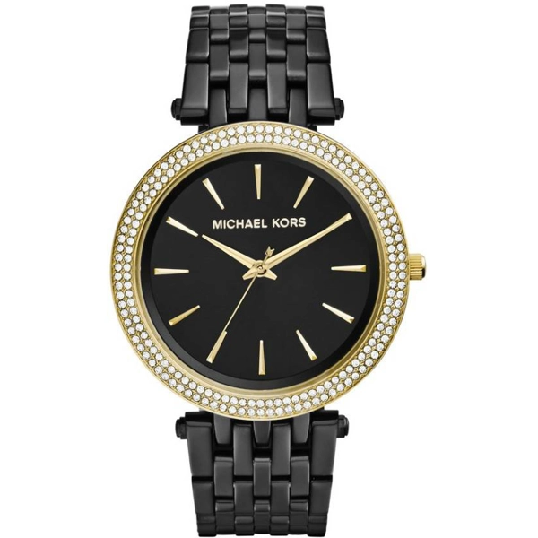 Michael Kors MK3322 Darci Black Dial Black Ion-Plated Ladies Watch