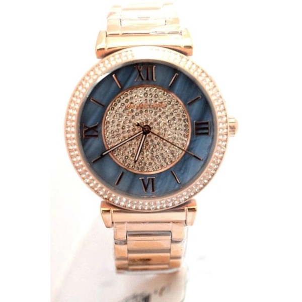 Michael Kors MK3333 Catlin Gray Dial Rose Gold Plated Ladies Watch