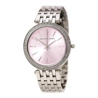 Michael Kors MK3352 Darci Pink Dial Stainless ..