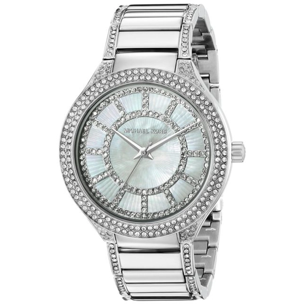 Michael Kors MK3395 Kerry White Dial Stainless Steel Ladies Watch