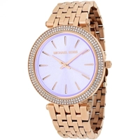 Michael Kors MK3400 Darci Purple Dial Rose Gol..