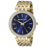 Michael Kors MK3406 Darci Blue Dial Gold Tone ..
