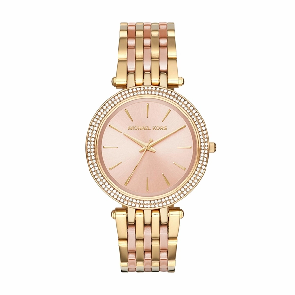 Michael Kors MK3507 Darci Pink Dial Stainless Steel Ladies Watch