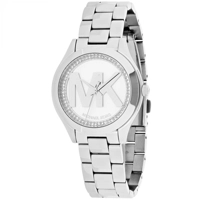 Michael Kors MK3548 Mini Slim Runway Silver Di..