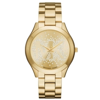 Michael Kors MK3590 Slim Runway Gold Tone Stai..