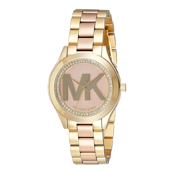 Michael Kors MK3650 Mini Slim Runway Two Tone Dial Ladies Watch