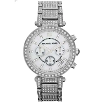 Michael Kors MK5572 Parker White Dial Crystals..