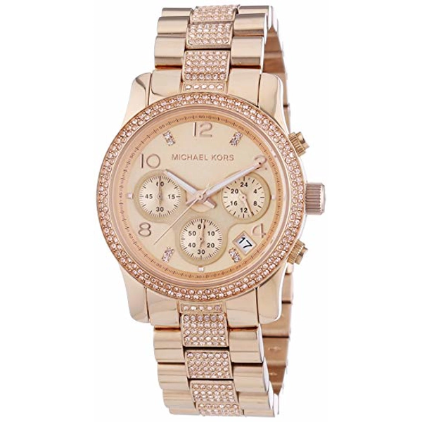 Michael Kors MK5827 Runway Rose Gold Tone Stainless Steel Ladies Watch