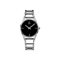 Calvin Klein K3G2312S Statel Black Dial Silver..