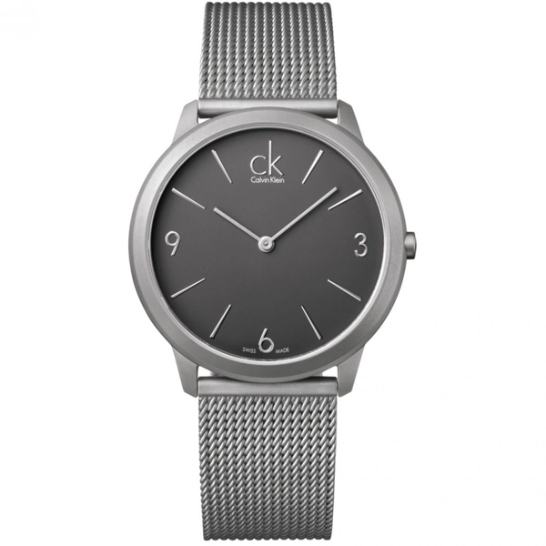 Calvin Klein K3M51154 Minimal Grey Dial 40mm Men’s Wrist Watch