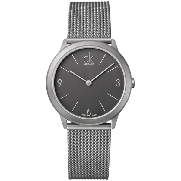 Calvin Klein K3M52154 Minimal Grey Dial 35mm Men’s Wrist Watch