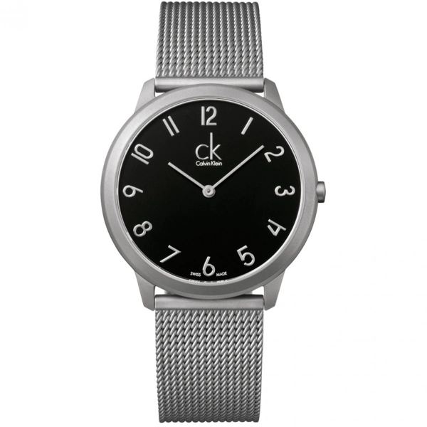 Calvin Klein K3M51151 Minimal Black Dial 40mm Men's Wrist Watch