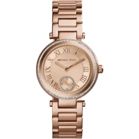 Michael Kors MK5971 Skylar Rose Gold Dial Stai..