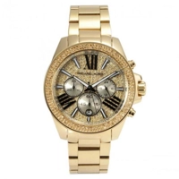 Michael Kors MK6095 Wren Crystal Gold Glitz Di..