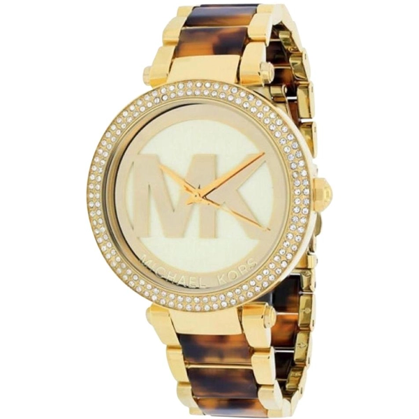 Michael Kors MK6109 Parker Champagne Dial Gold Tone Ladies Watch