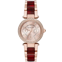 Michael Kors MK6239 Parker Rose Gold Dial Stai..