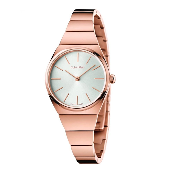 Calvin Klein K6c23646 Ladies Rose Gold Stainless Steel Watch
