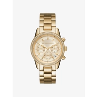 Michael Kors MK6356 Ritz Pave Gold Tone Stainl..