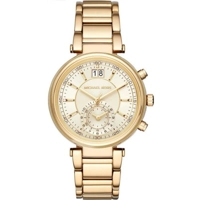 Michael Kors MK6362 Sawyer Gold Tone Stainless..