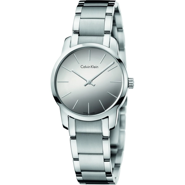 Calvin Klein K2G23148 City Swiss Made Silver Dial Women’s Watch