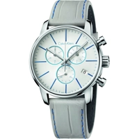 Calvin Klein K2G271Q4 City Swiss Made Silver D..
