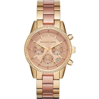 Michael Kors MK6475 Ritz Two Tone Crystal Gold..