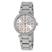 Michael Kors MK6483 Mini Parker Floral Silver ..