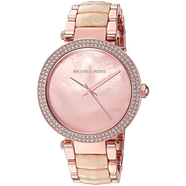 Michael Kors MK6492 Parker Rose Gold Crystal Steel Ladies Watch