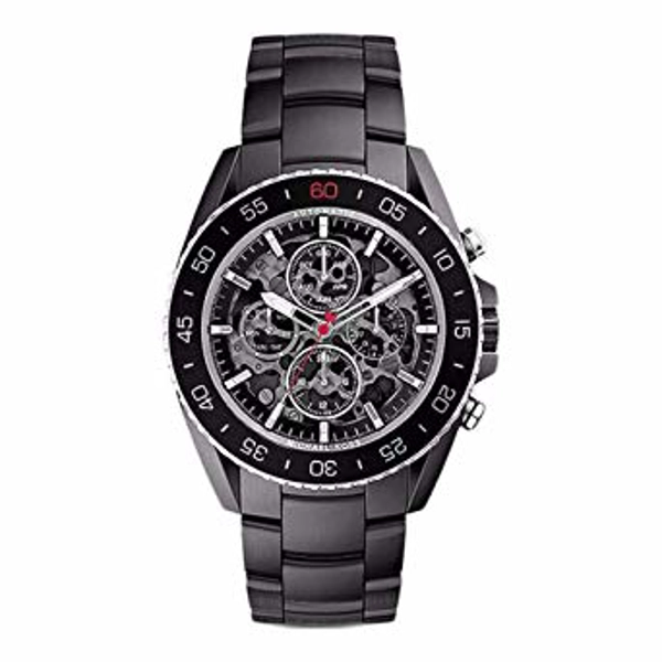 Michael Kors MK9012 Jet-Master Black Skeleton Dial Men’s Watch