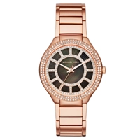 Michael Kors MK3397 Kerry Black Dial Rose Gold..