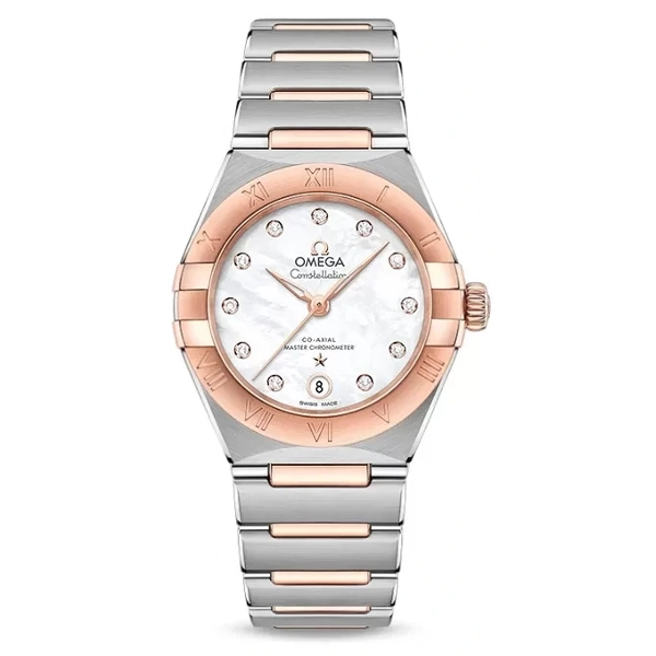 Omega Constellation 131.20.29.20.55.001 Silver Stainless Steel & Gold Watches for Women