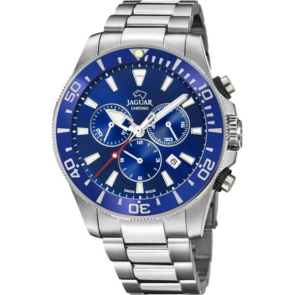 Jaguar J861/2 Blue Dial Stainless Steel Watch for Men
