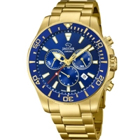 Jaguar J864/2 Swiss Made Golden Steel Blue Dia..