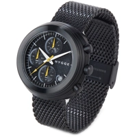 Hygge MSM2312BCBK Stainless Steel Black Mens W..