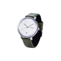Hygge MSL2203C KA White Dial Leather Strap Wat..