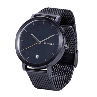 Hygge MSM2203BC BK Black Dial Stainless Steel ..