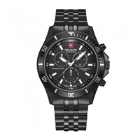 Swiss Military 06-5183.7.13.007 Black Dial Wat..
