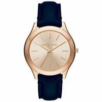 Michael Kors MK2466 Rose Gold Dial Leather Str..