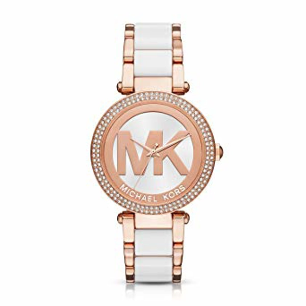 Michael Kors MK6365 White Dial Stainless Steel Strap Ladies Watch