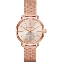 Michael Kors MK3845 Rose Gold Dial Stainless S..
