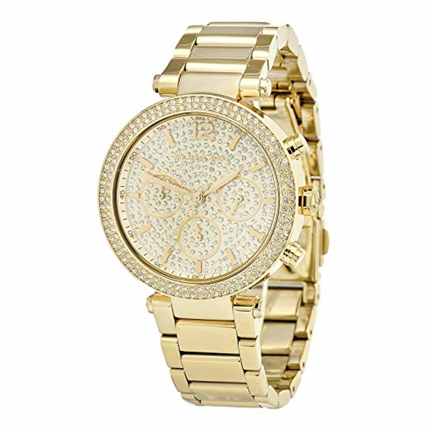 Michael Kors MK5856 Analogue Quartz Gold Stainless Steel Ladies Watch