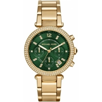 Michael Kors MK6263 Green Dial Stainless Steel..