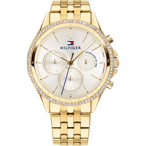 Tommy Hilfiger 1781977 White Dial Stainless Steel Strap Ladies Watch