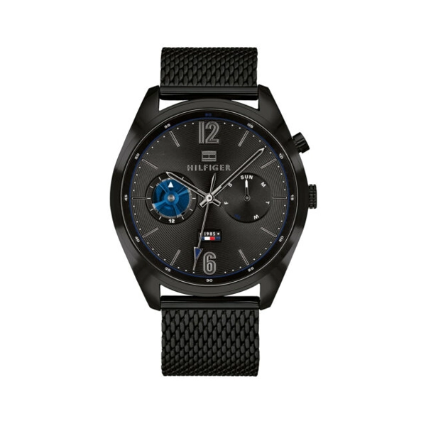 Tommy Hilfiger 1791547 Stainless Steel Black Strap Watch