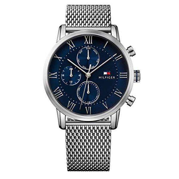 Silver tommy hilfiger watch on sale mens