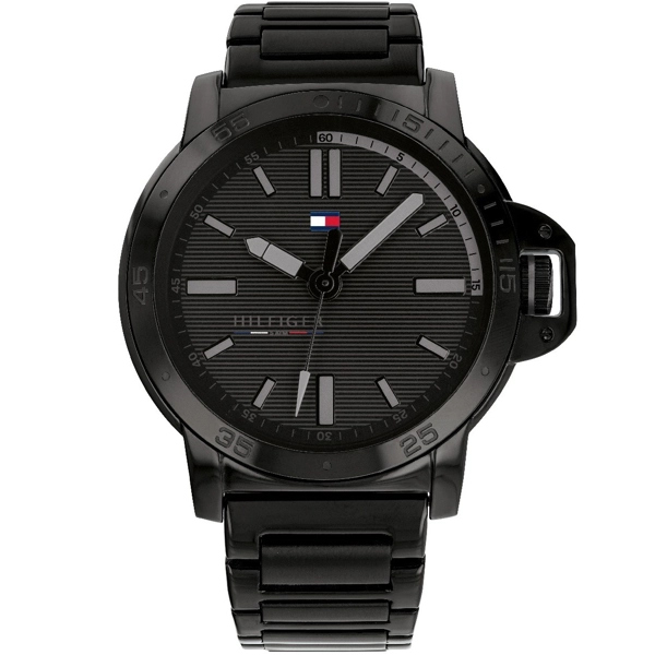 Tommy Hilfiger 1791590 Black Stainless Steel Watch For Men